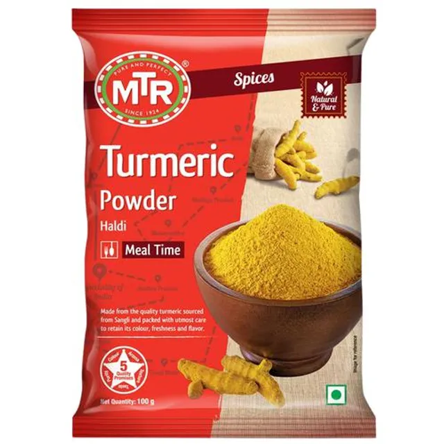 MTR Turmeric Powder/Arisina Pudi, 100 g Pouch