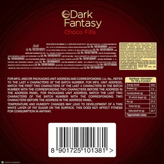Sunfeast Dark Fantasy Choco Fills Cookie, 300 g - Image 10