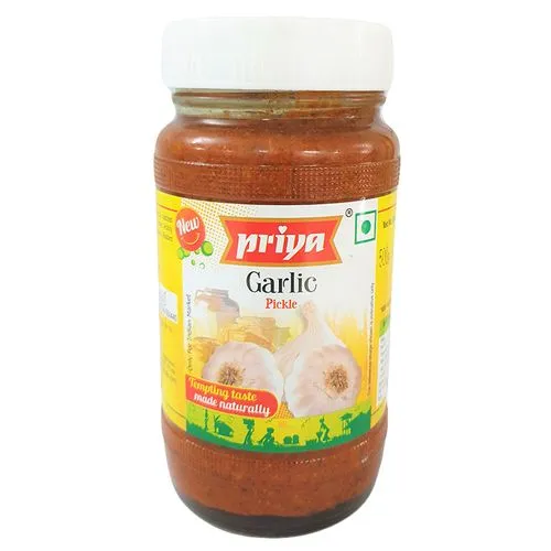 Priya Pickle Garlic 500 g Bottle