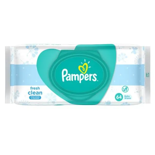 Pampers Wipes – Baby Fresh Clean, 64 wipes