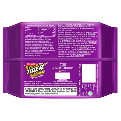 Britannia Tiger Krunch Biscuits 400 g - Image 3