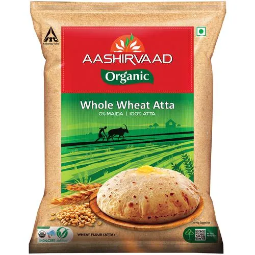Aashirvaad Organic Whole Wheat Atta 5 kg