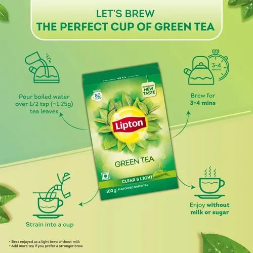 Lipton Green Tea - Clear & Light 100 g - Image 6