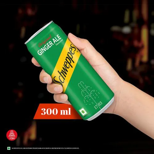 Schweppes Original Ginger Ale Flavoured Soft Drink - Refreshing Taste & Delicious Flavour 300 ml (Buy 5 Get 1 Free) - Image 9