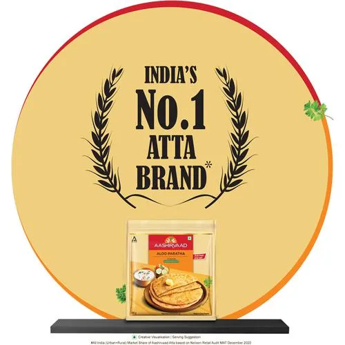 Aashirvaad Aloo Paratha - Ready To Cook No Added Preservatives Easy To Prepare Delicious Frozen 400 g (4 pcs) - Image 9
