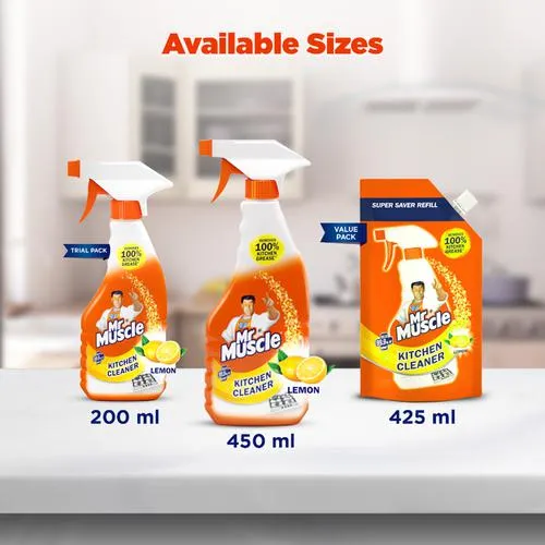 Mr. Muscle Kitchen Cleaner Spray - Lemon 450 ml - Image 7