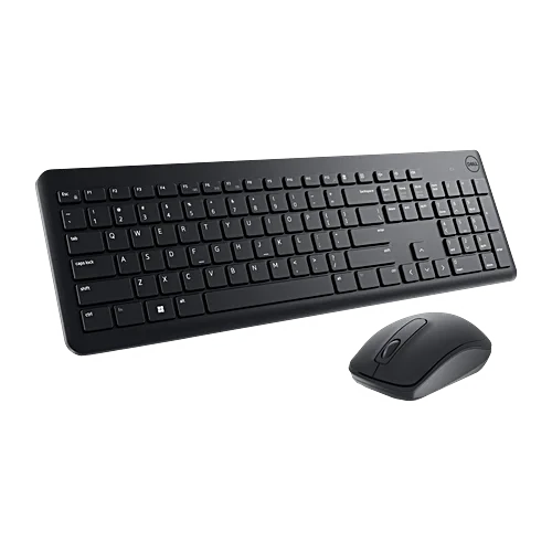 Dell KM3322W Wireless Keyboard & Mouse Combo (1000 DPI Spill Resistant Black)