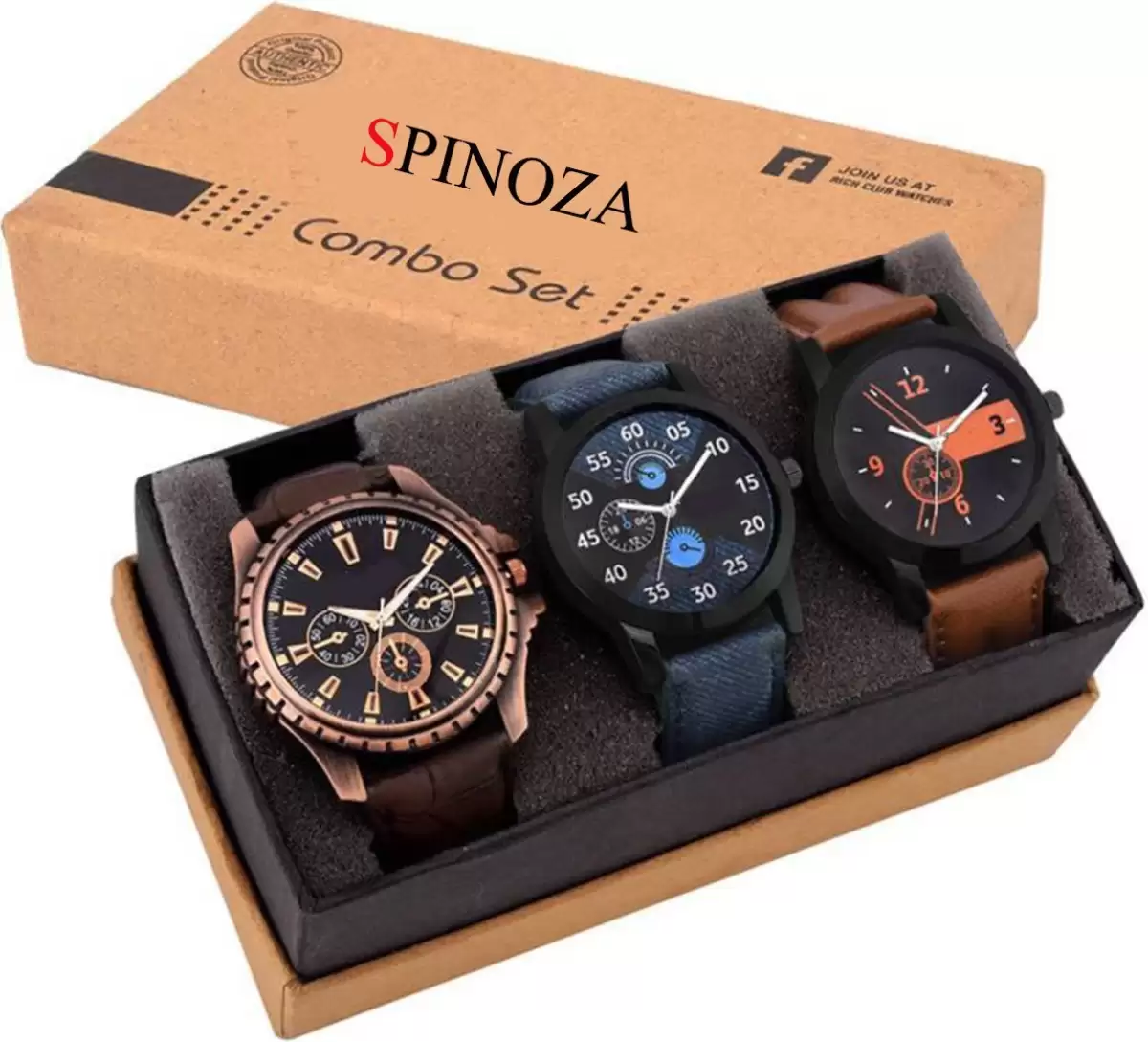 Spinoza Analog Watch  – For Men