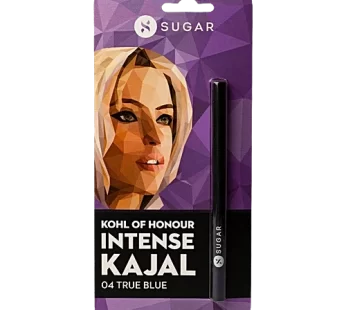 Sugar Cosmetics Kohl Of Honour Intense Kajal – Highly Pigmented Glides Smoothly 0.25 g 04 True Blue