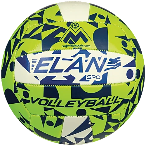 Elan SPO Volleyball – White & Green 7+ Years Cm Suitable For All Surfaces