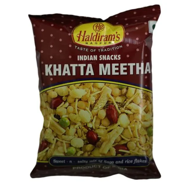 Haldiram’s Khatha Meetha Namkeen – Sweet & Tangy, 25 g Pouch
