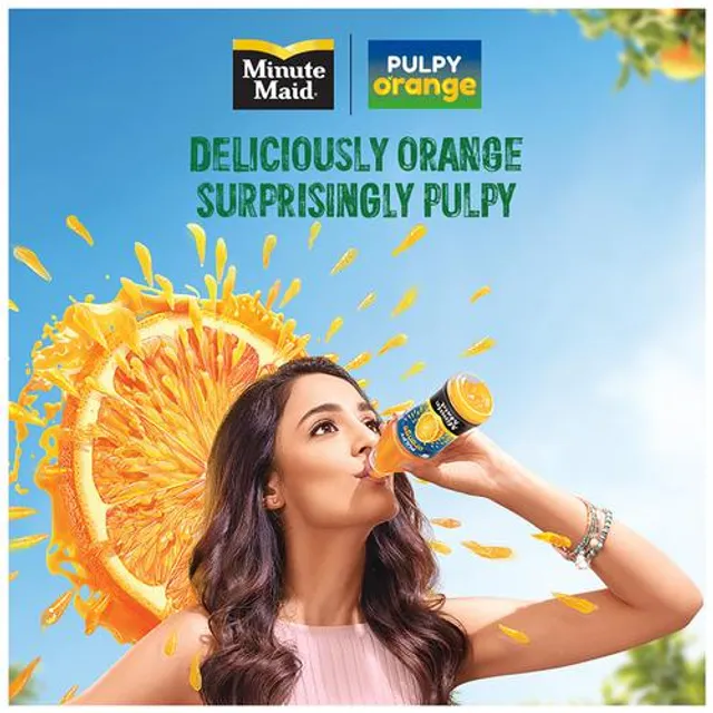 Minute Maid Minute Maid Pulpy Orange Juice - Ready-To-Serve Fruit Drink, 1 L Bottle