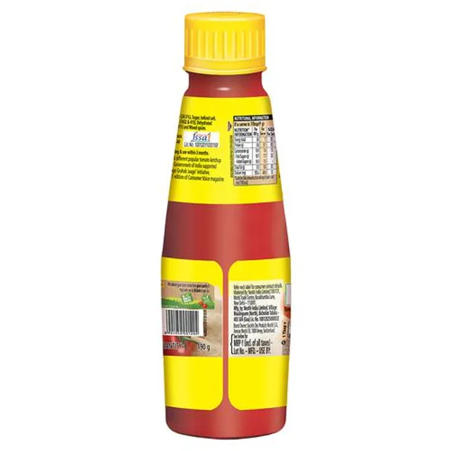 MAGGI Rich Tomato Ketchup - Made With Real Tomatoes, 190 g Bottle - Image 2