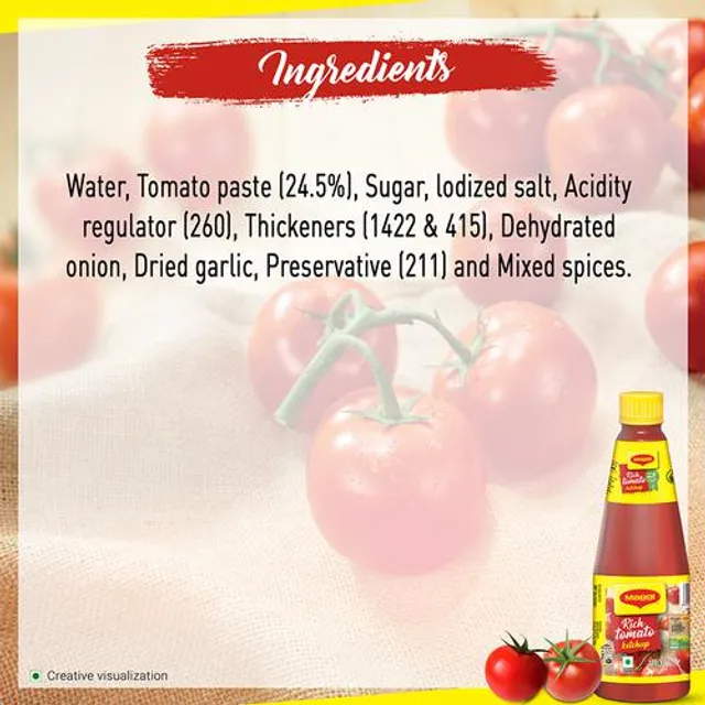 MAGGI Rich Tomato Ketchup - Made With Real Tomatoes, 190 g Bottle - Image 6