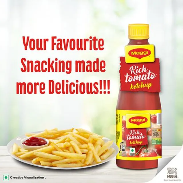 MAGGI Rich Tomato Ketchup - Made With Real Tomatoes, 190 g Bottle - Image 4