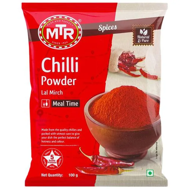 MTR Chilli Powder/Menasina Pudi – Stemless, 100 g Pouch
