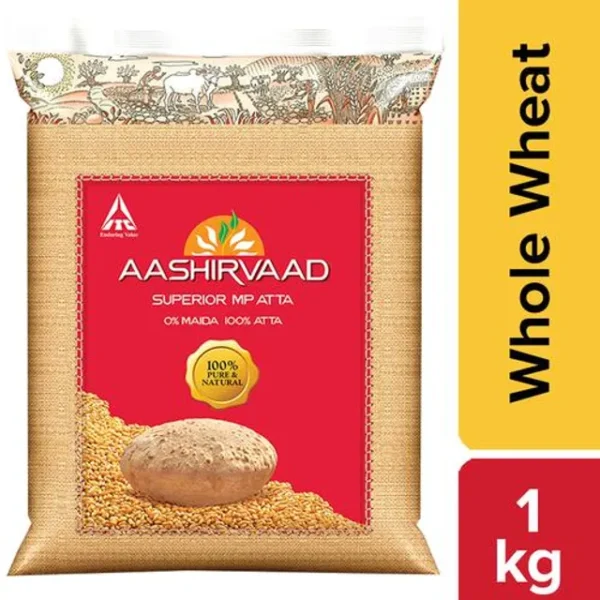 Aashirvaad Atta – Whole Wheat 1 kg