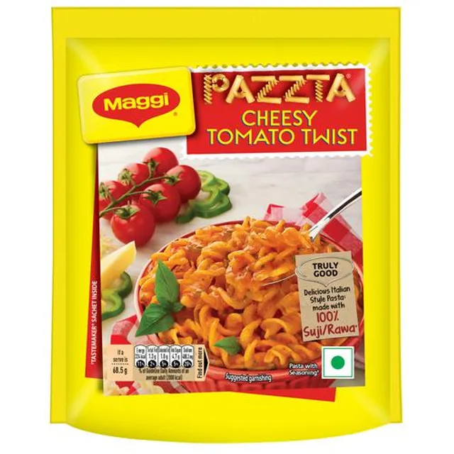 MAGGI Pazzta Cheesy Tomato Twist – Made With 100% Suji/Rawa, 68.5 g