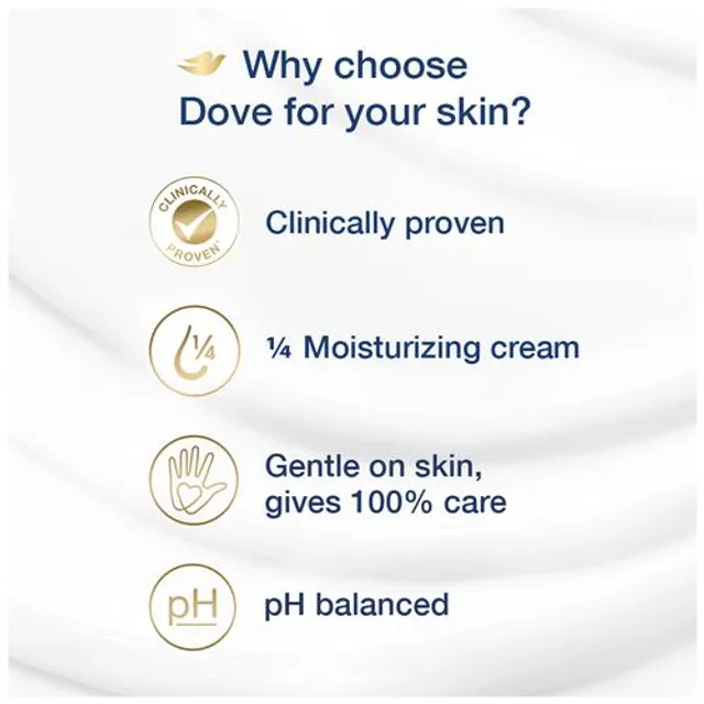 Dove Cream Beauty Bathing Bar, Has 1/4th Moisturizing Cream, 100 g - Image 7
