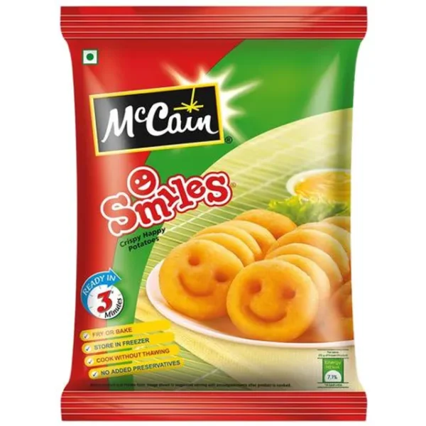 McCain Smiles Crispy – Happy Potatoes, 750 g