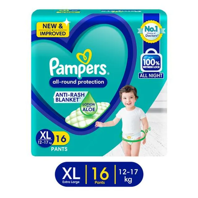 Pampers Diaper Pants Extra Large, 16 pcs