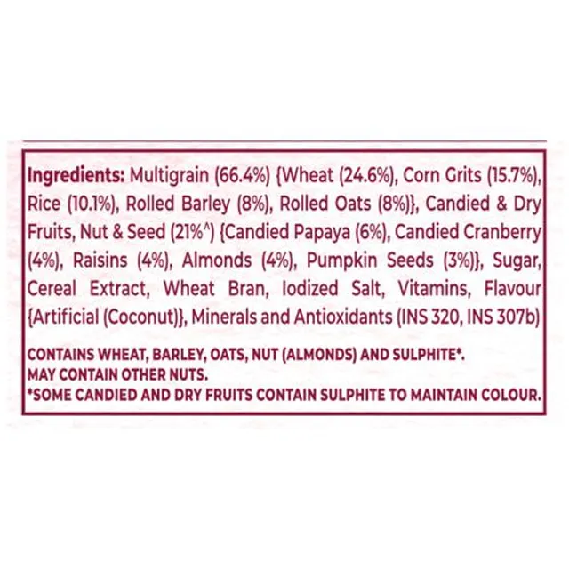 Kelloggs Muesli Breakfast Cereal - With Multigrain & 21% Fruit, Nut & Seeds, 240 g - Image 5