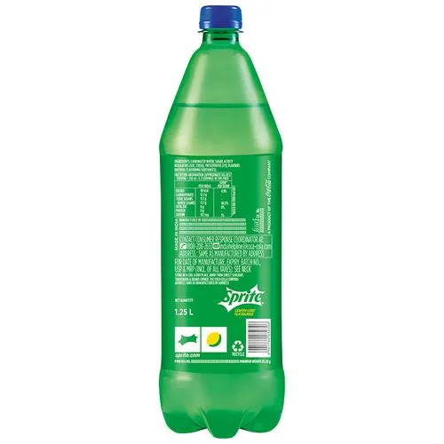 Sprite Soft Drink - Refreshing, 1.25 l Pet Bottle - Image 2