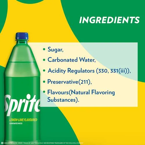 Sprite Soft Drink - Refreshing, 1.25 l Pet Bottle - Image 3