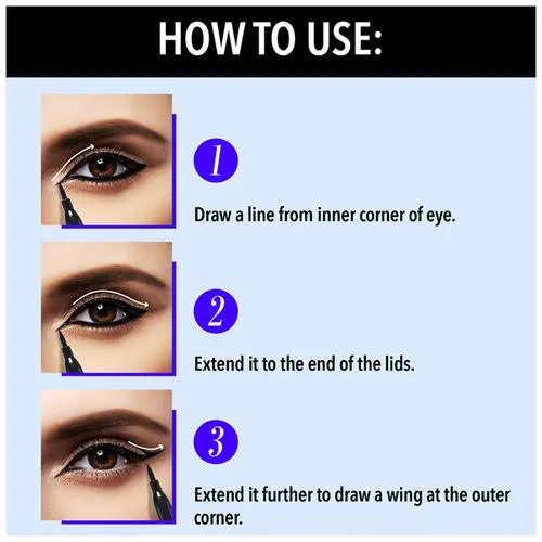 Blue Heaven Intense Black Easy Sketch Eyeliner, 1 ml - Image 4