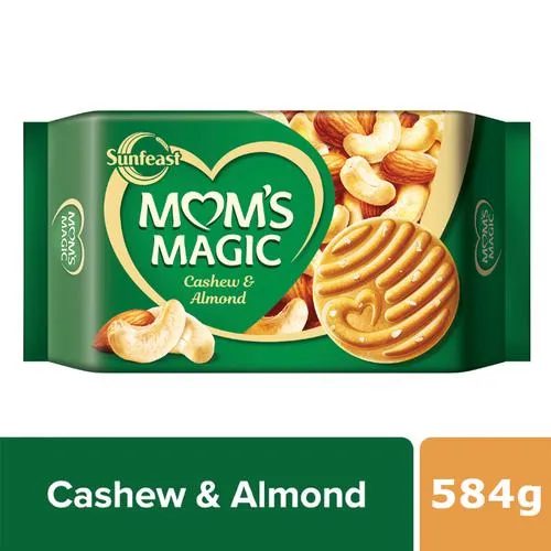 Sunfeast Mom’s Magic – Rich Cashew Almond Cookies 584 g Pouch