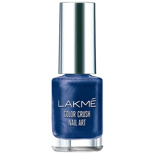 Lakme Color Crush Nail Art – M6, Navy Blue, 6 ml