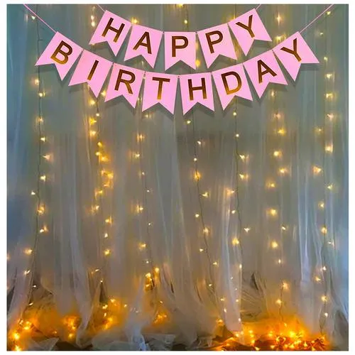 AliXBunting Flags Banner - For Birthday Party Decorations Multicolour 1 pc - Image 2