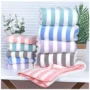 Alix Home Store Microfiber Hand Towels - Soft, Stripes Pattern, 41 x 61 cm, Multicolour, 2 pcs