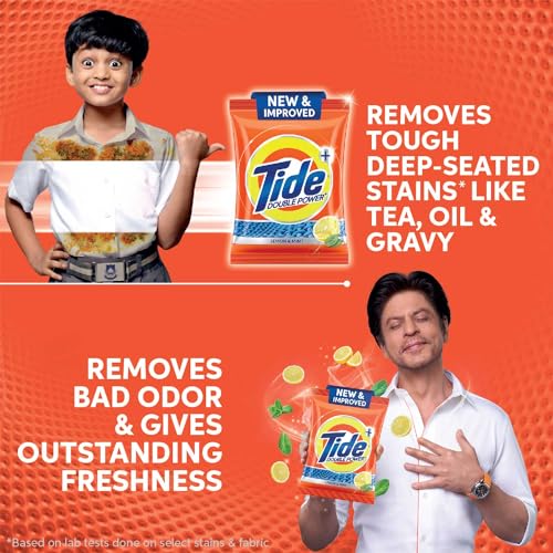 Tide Plus Detergent Washing Powder - Extra Power Lemon & Mint 1 kg - Image 4