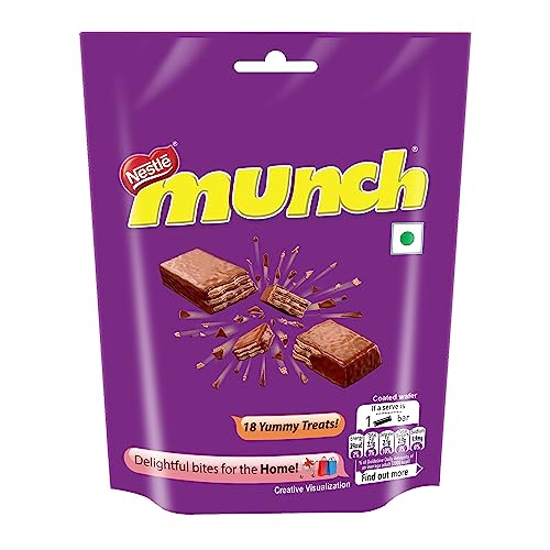 Nestle Munch Coated Wafer, 160 g (18 pcs)