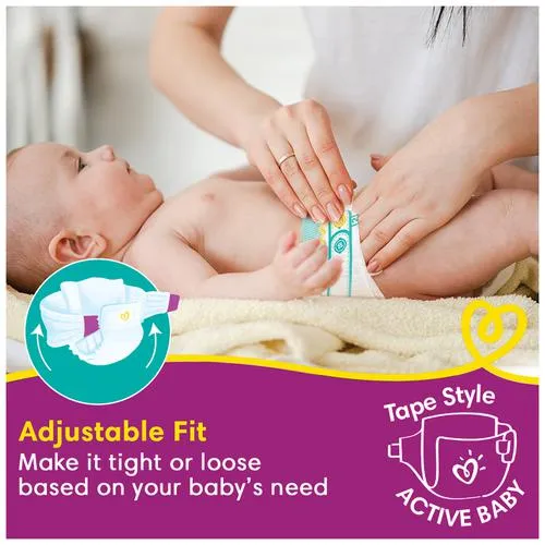 Pampers Active Baby Diapers - Extra Large, 12+ kg, Soft Stretch Waist & Sides, Up to 12 Hours Absorption, 32 pcs - Image 7