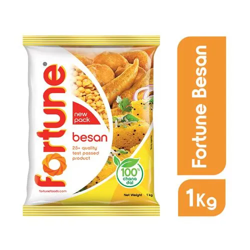 Fortune Besan/Kadale Hittu – Channa 1 kg Pouch