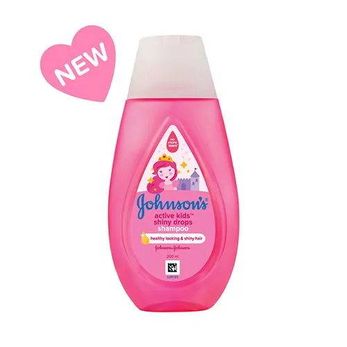 Johnson’s baby Active Kids Shampoo – Shiny Drops With Argan Oil, 200 ml