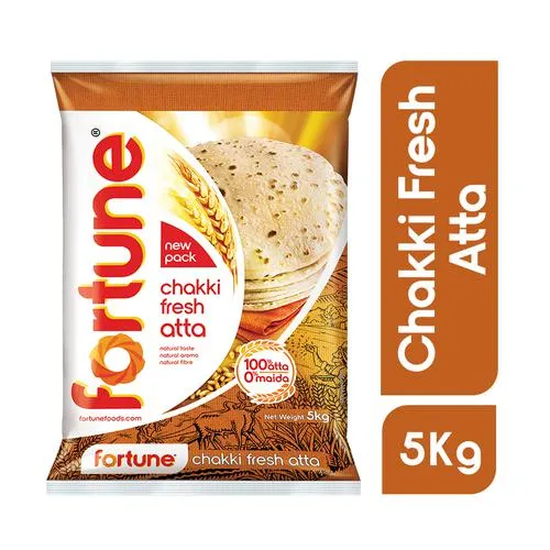 Fortune Chakki Fresh Atta/Godihittu 5 kg Pouch