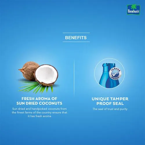 Parachute Coconut Oil - 100% Pure 300 ml Bottle