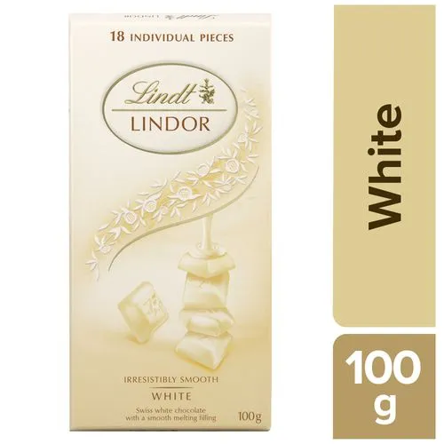 Lindt Lindor Singles – White 100 g