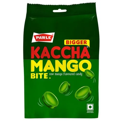 Parle Bigger Kaccha Mango Bite Candy - Sugar Boiled, Tangy 198 g - Image 2