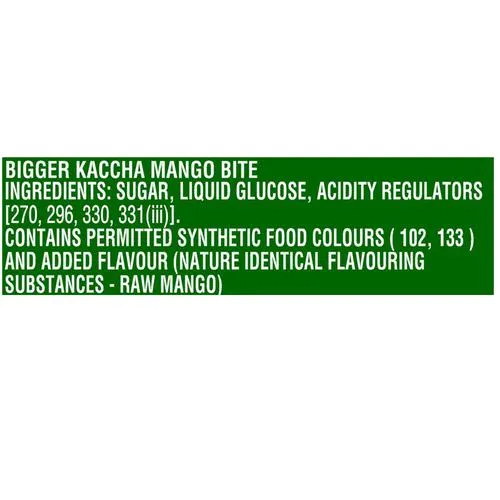 Parle Bigger Kaccha Mango Bite Candy - Sugar Boiled, Tangy 198 g - Image 4