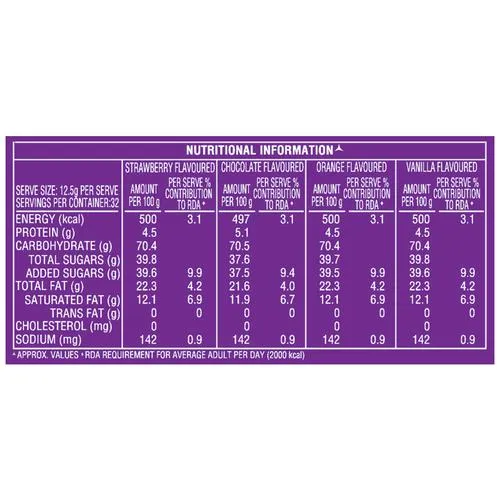 Parle Platina Hide & Seek Choco Chip Creme Sandwiches, Assorted Flavours, Chocolate, Vanilla, Strawberry, Orange, 400 g - Image 5
