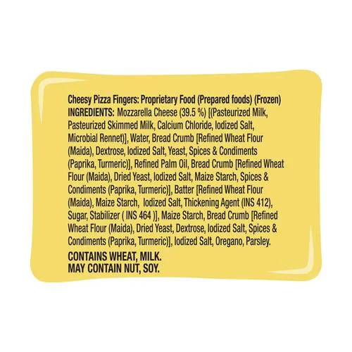 McCain Cheesy Pizza Fingers 250 g