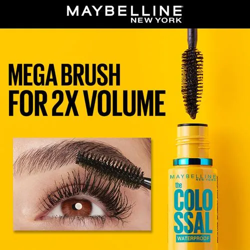 Maybelline New York Volum' Express Colossal Masacara - Waterproof 10 g Black - Image 3