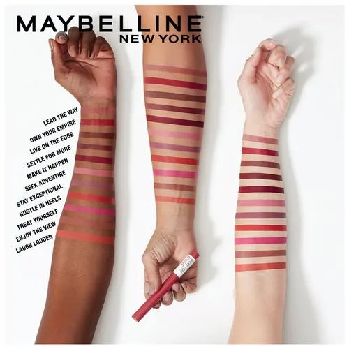 Maybelline New York Super Stay Crayon Lipstick - 25 Stay Exceptional 1.2 g - Image 9