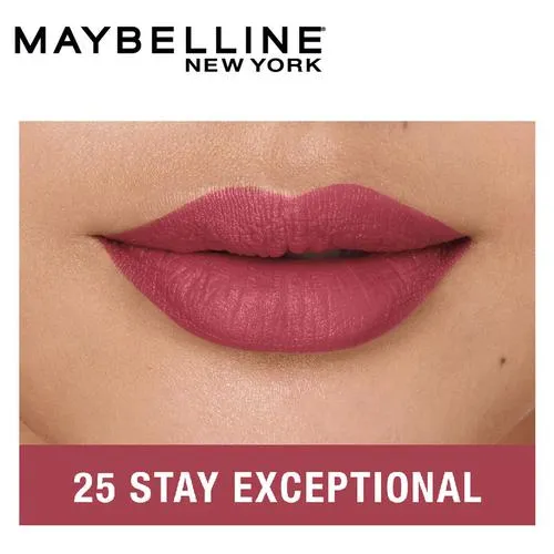 Maybelline New York Super Stay Crayon Lipstick - 25 Stay Exceptional 1.2 g - Image 10