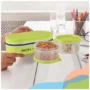 Milton New Bon Bon Lunch Box With 2 Leak-Proof Containers - Green 280 ml (Set of 2)