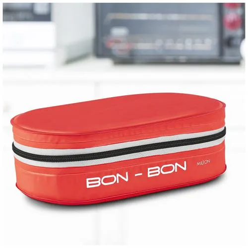 Milton New Bon Bon Lunch Box With 2 Leak-Proof Containers - Red 280 ml (Set of 2) - Image 5